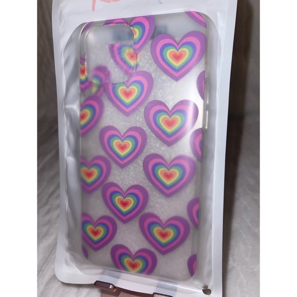 Rainbow Mini Hearts iPhone 12 Pro Max Case 💜 - Picture 12 of 17